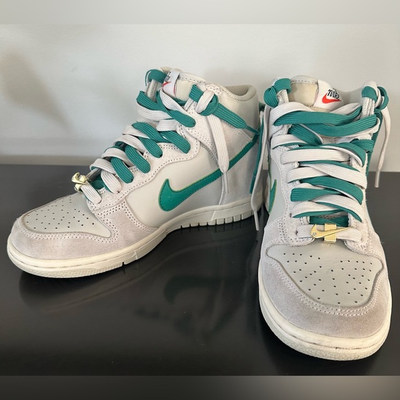 dunk high first use green
